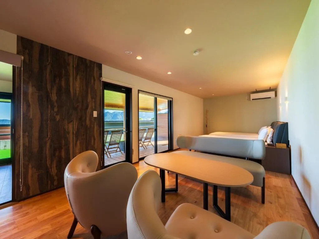 標準別墅西式兩床房，含溫泉及桑拿 (Standard Villa Western-Style Room with 2 Beds, Hot Spring and Sauna)
