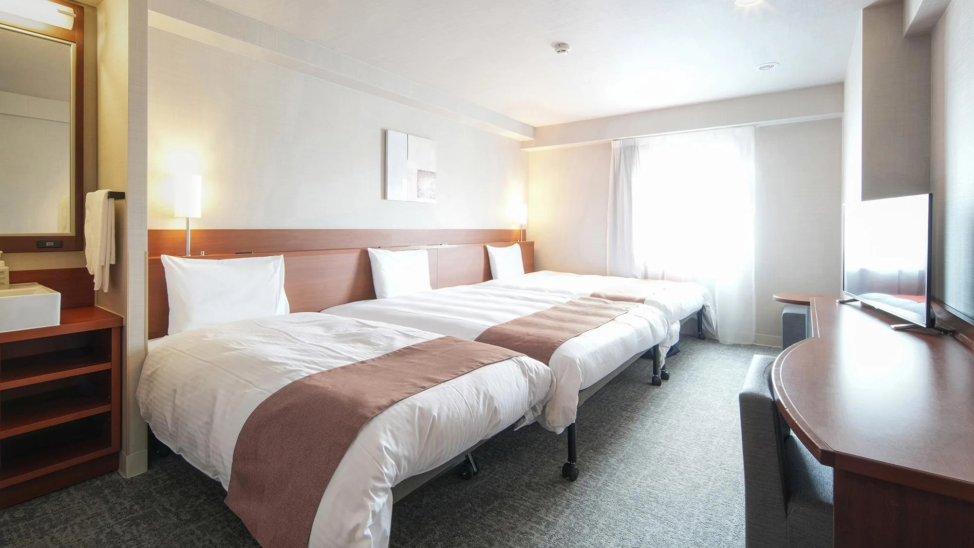 舒適房(兩床+加床) - 禁菸 (Comfort Twin Room with Extra Bed - Non-Smoking)