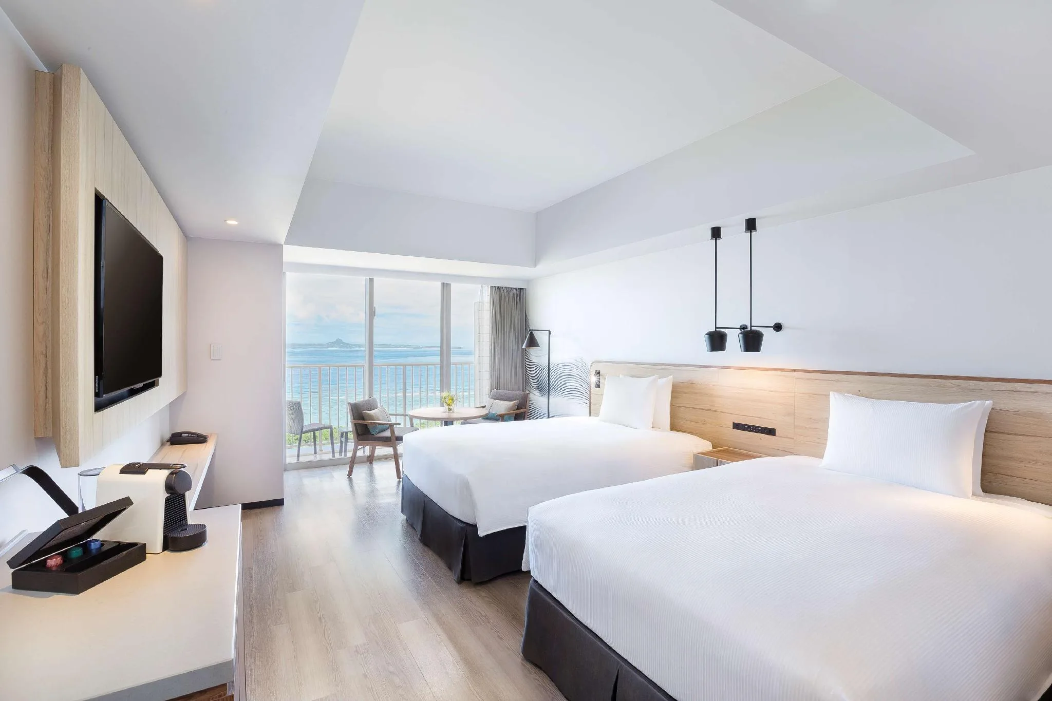 海景豪華雙床間 (Twin Deluxe Room Ocean View)