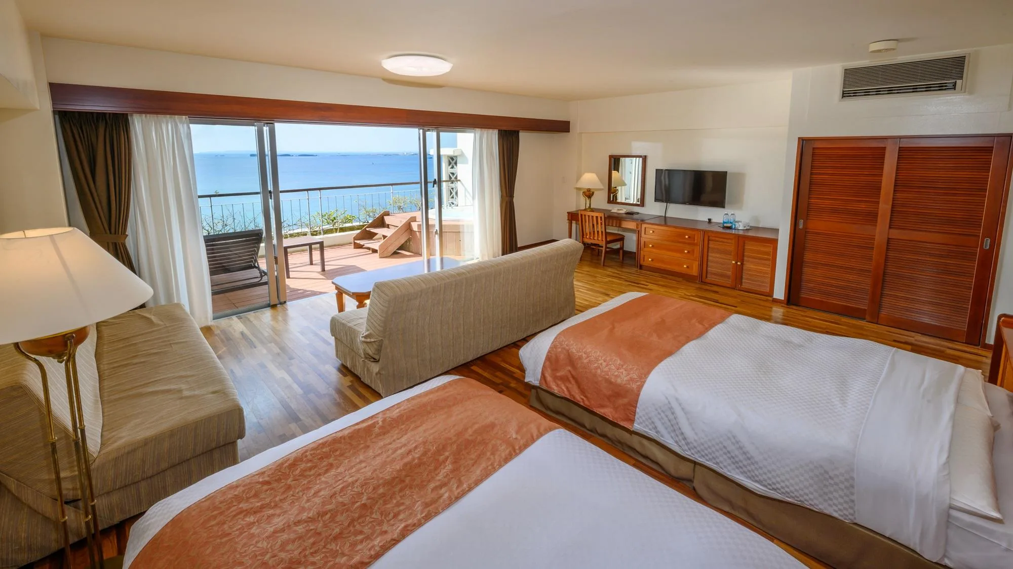 蘭花海景客房 - 可住4人 (Orchid Ocean View Room for 4 People)