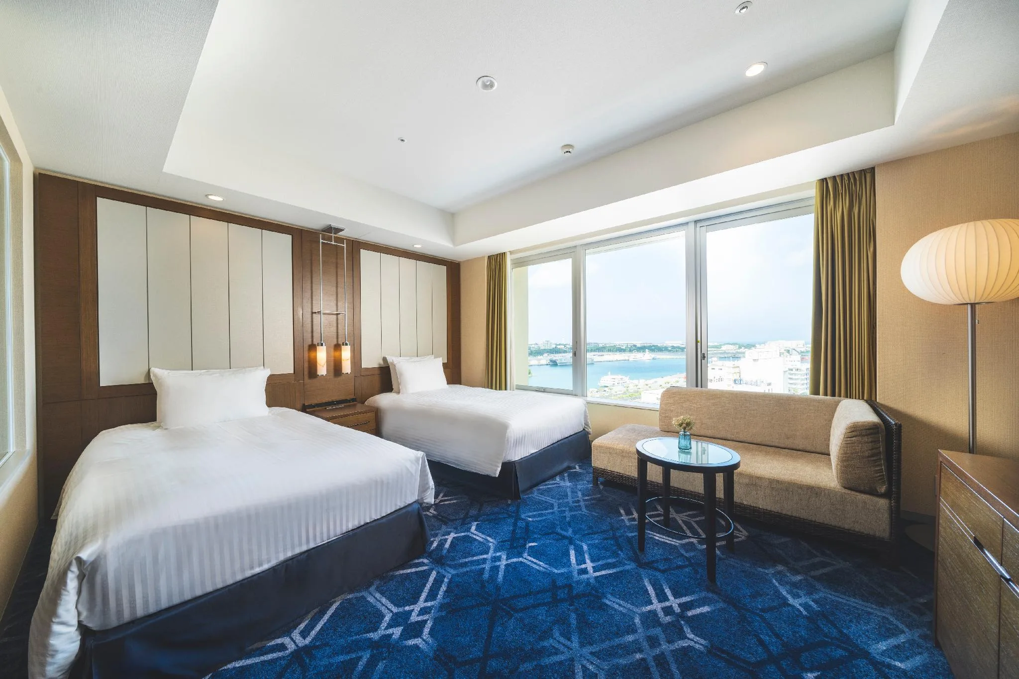 【2024年全新裝潢】灣畔頂級房 (兩床) - 可住2人 (Premier Bayside Twin Room For 2 People - Newly Renovated, 2024)