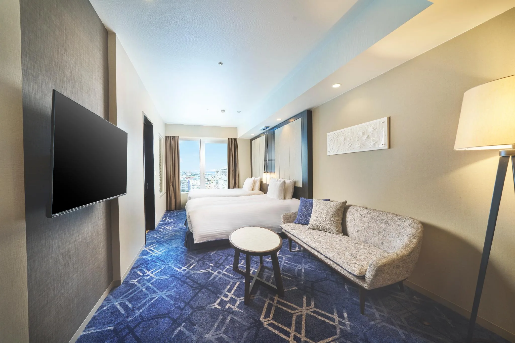 【2024年全新裝潢】灣畔景房(兩床) - 可住2人/有衛浴 (Bayside View Twin Room for 2 People with Bath - Newly Renovated, 2024)