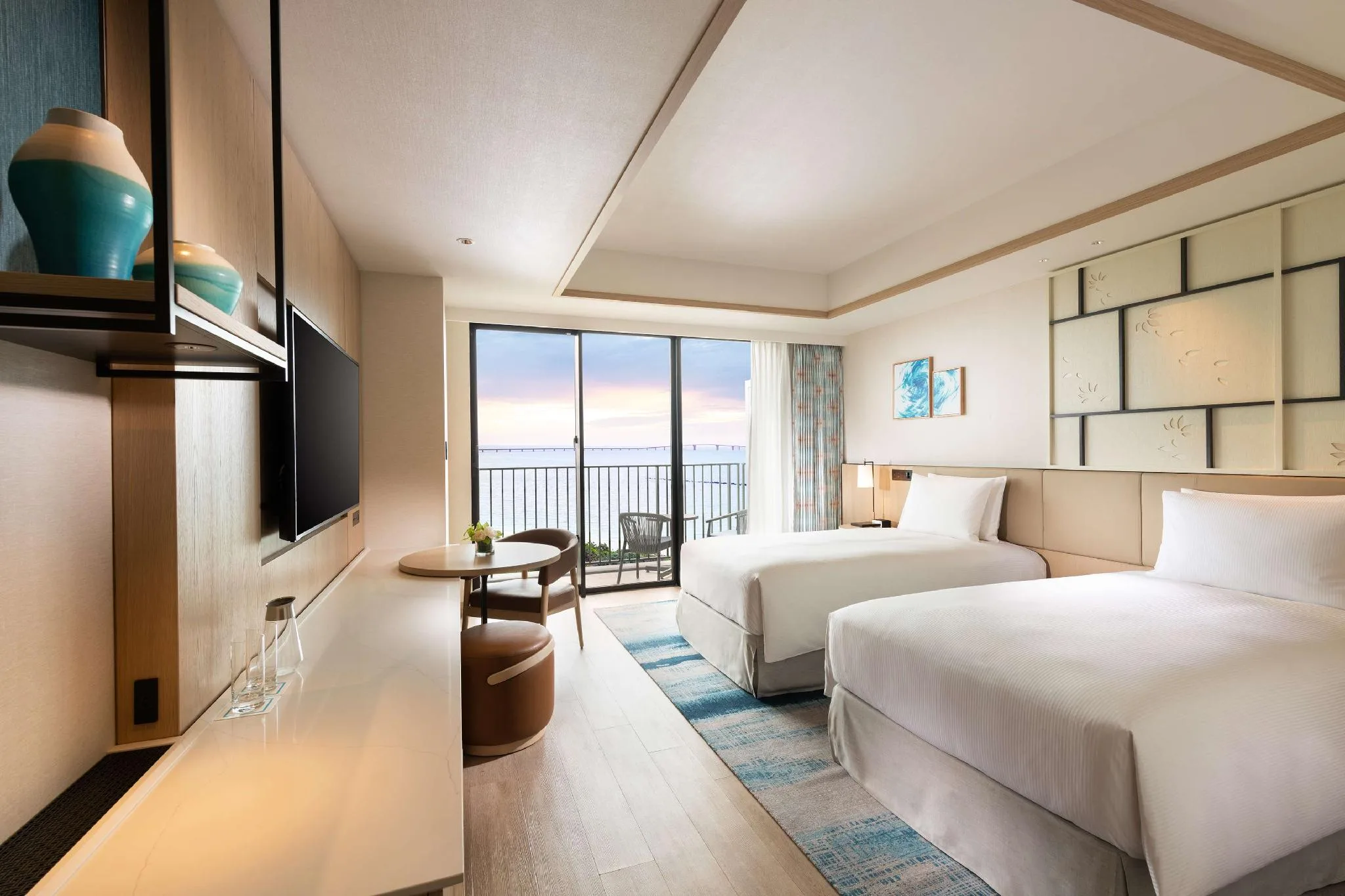 Twin executive room ocean view