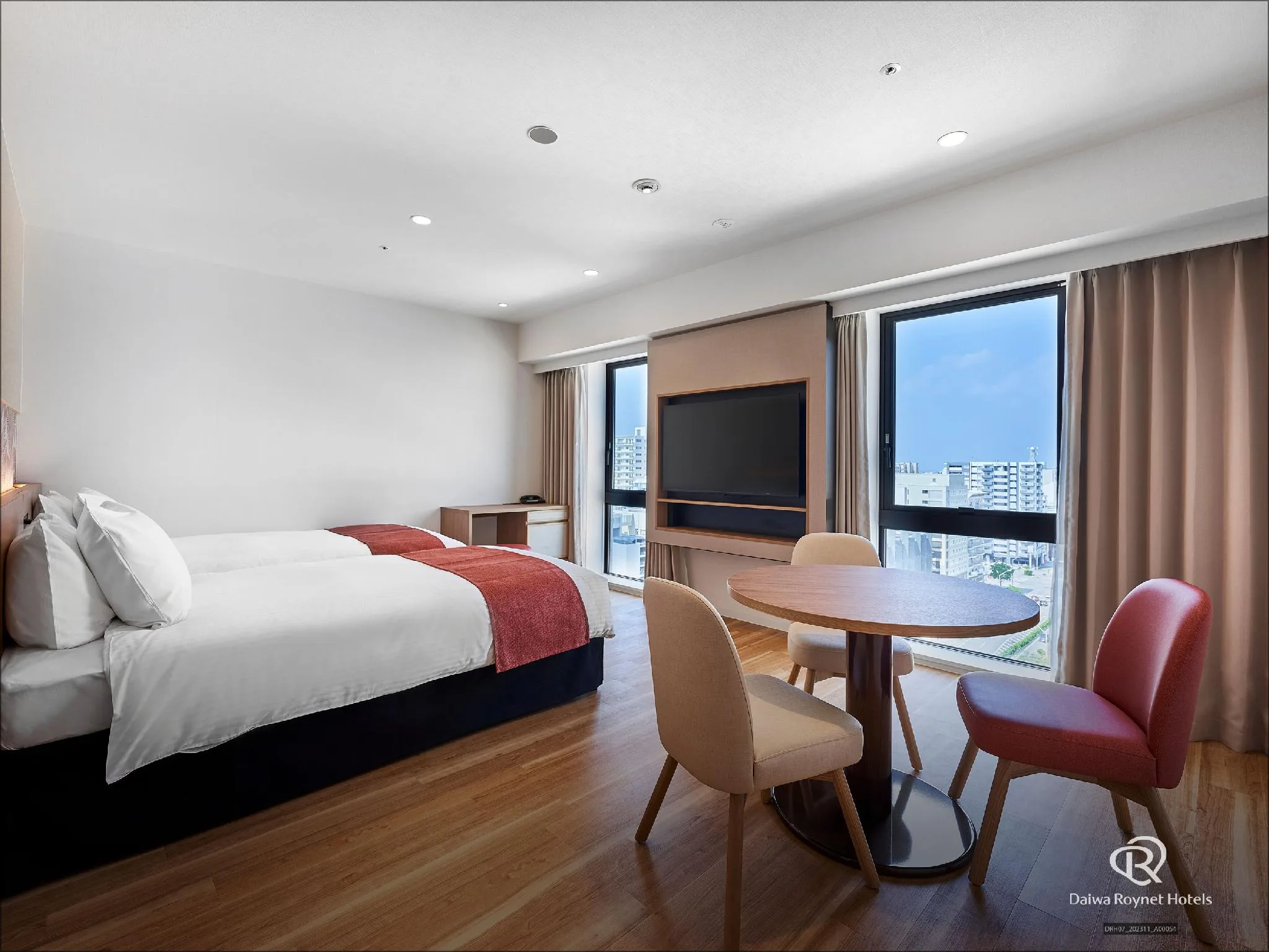 公寓式飯店客房(兩床) - 可住2人/禁菸 (Residential Twin Room for 2 People - Non-Smoking)