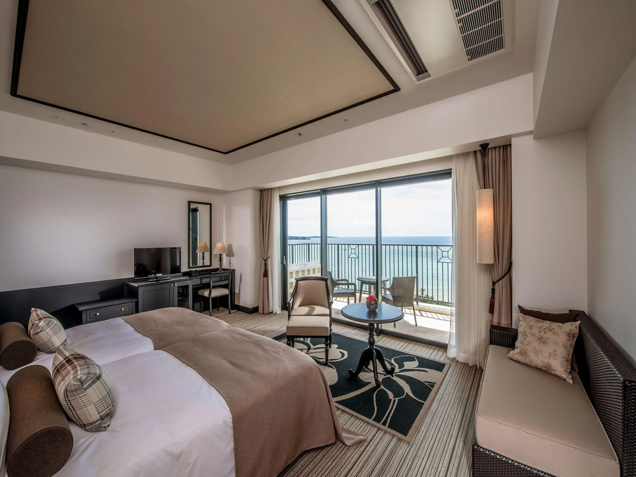 尊貴俱樂部高級海景兩床房 - 禁菸/12樓 (Premium Club Superior Ocean View Twin Room Non-Smoking, 12th Floor)