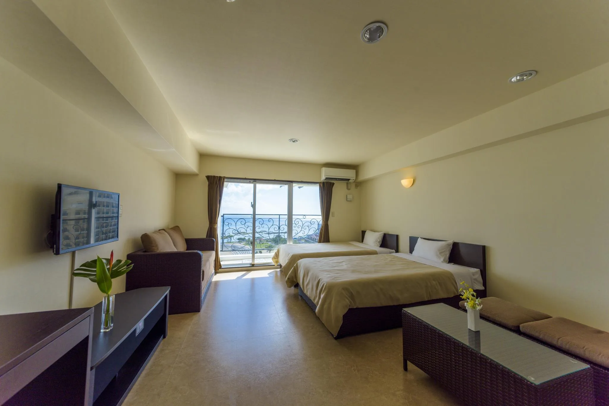 海景豪華房(兩床) (Deluxe Twin Bed Sea View)
