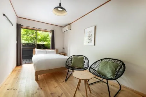 西式雙人房 - 有露天浴池和室內浴池/禁菸 (With Open-Air Bath and Indoor Bath, Non-Smoking, Western Style Double Room)