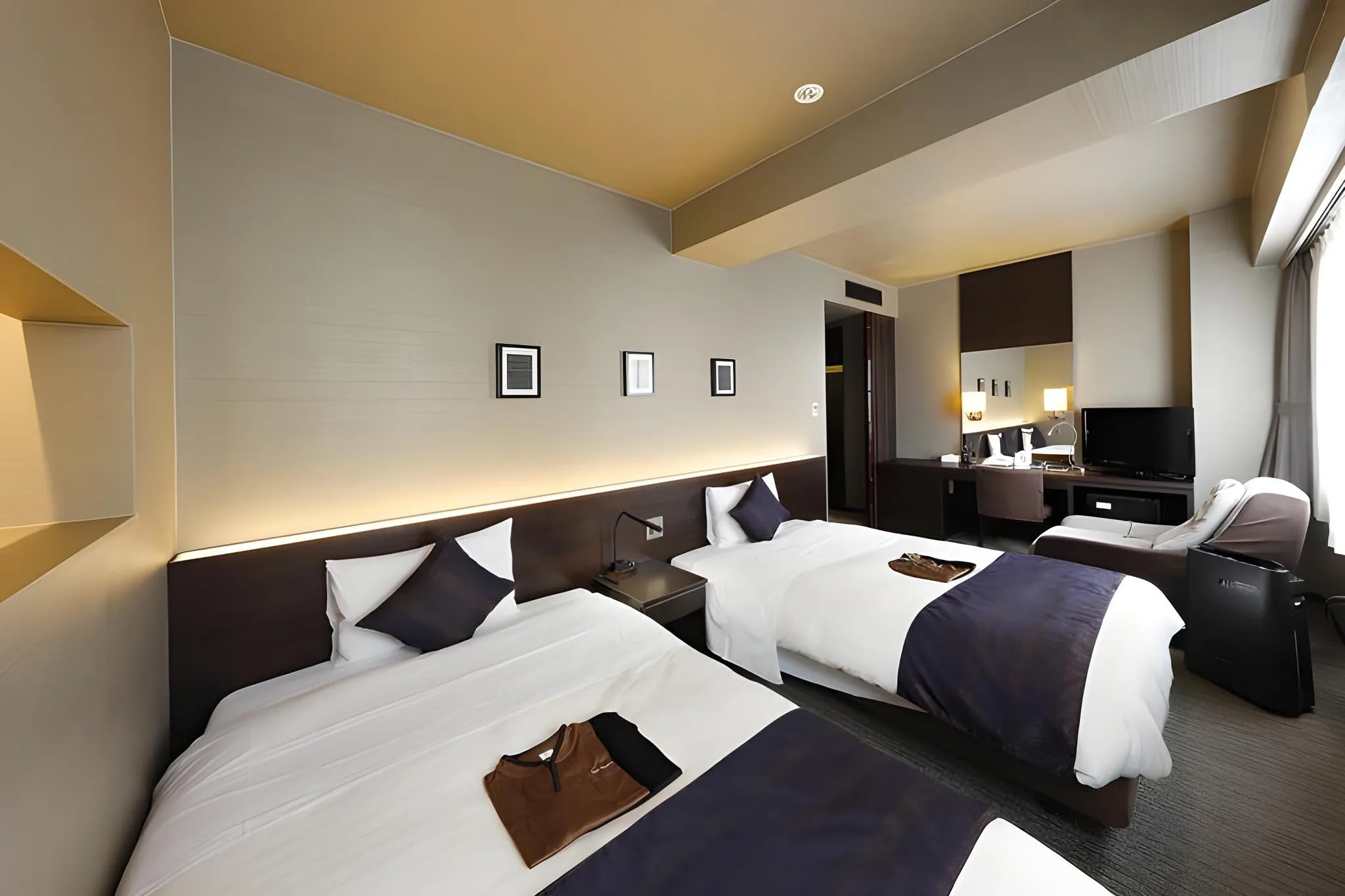豪華客房B(兩床) - 禁菸 (Deluxe Twin Room B - Non-Smoking)